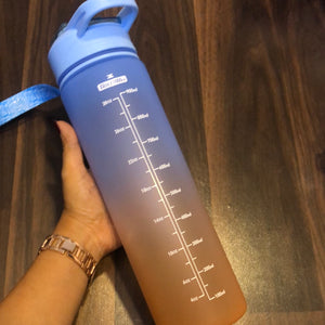 Gym Sipper Bottle With Time Marker